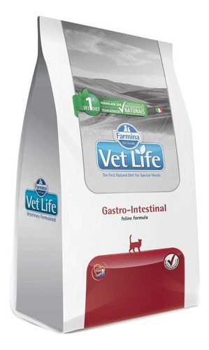 Ração Vet Life Natural Feline Gastro Intestinal