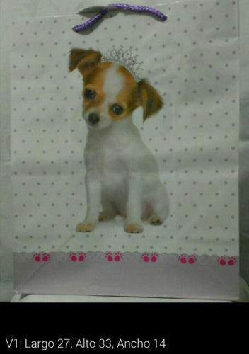 Bolsa De Regalo Diseño Perrito Docena