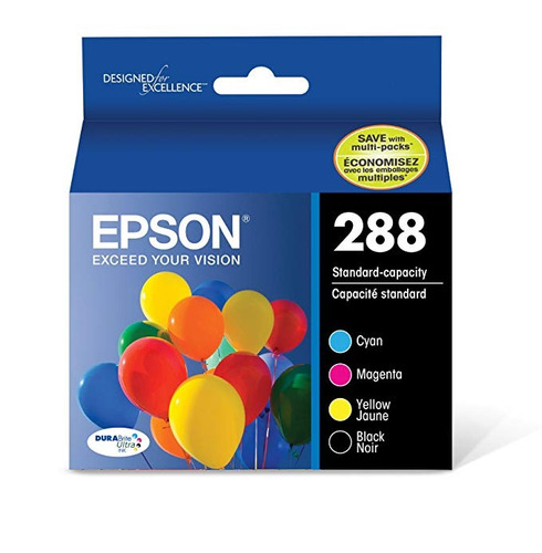 Epson T288120-bcs Durabrite Ultra Capacity Color Combo Pack