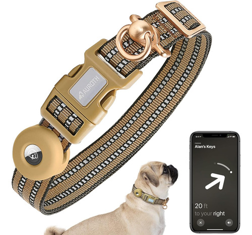 Collar De Perro Airtag, Soporte Ajustable Para Airtag Para P