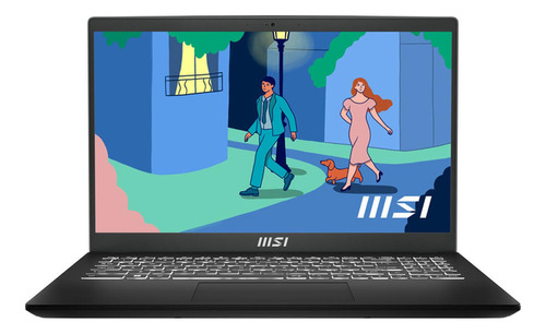 Laptop Msi Modern 15 B12m Core I5 1235u 8gb M.2 512gb 15.6 Color Negro