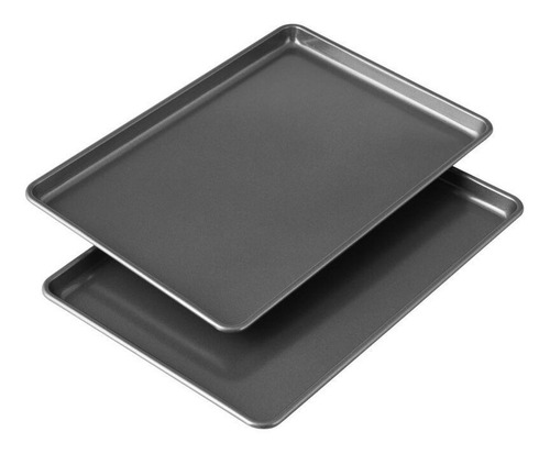 Imagen 3 de 7 de Moldes De Torta Rectangular X 2 Wilton 23 X 33 Cm Titanweb