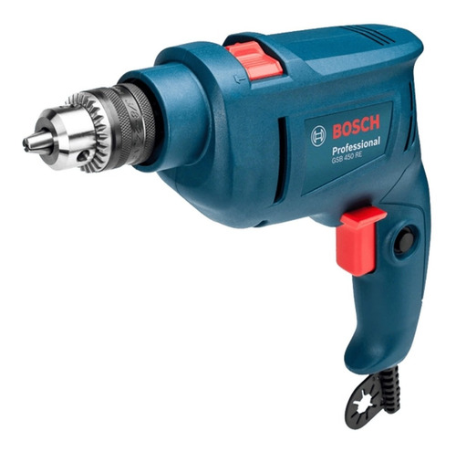 Taladro Percutor Eléctrico De 10mm Bosch Gsb 450 Re 450w