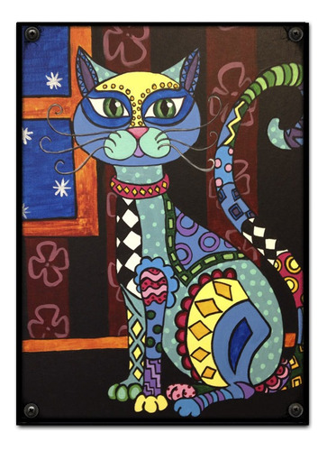 #686 - Cuadro Decorativo Vintage - Gato Poster Cat No Chapa