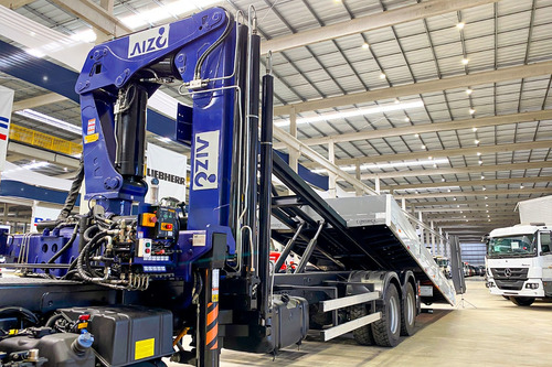 Caminhão Mercedes-benz Atego 2730 Guindaste E Plataforma