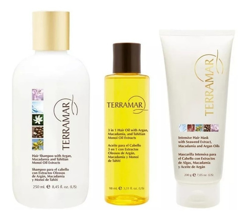Set Terramar Óleo + Shampoo+ Mascarilla Intensiva Env Gratis