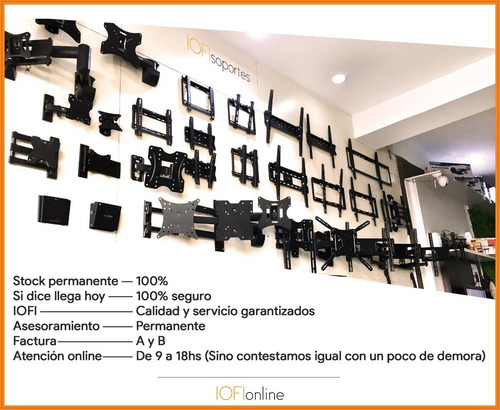 Soporte Para Led Lcd Fijo 42 43 48 50 55 60 65 Economico
