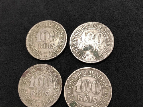 Moedas Antigas 100 Réis 1971 Império Do Brasil