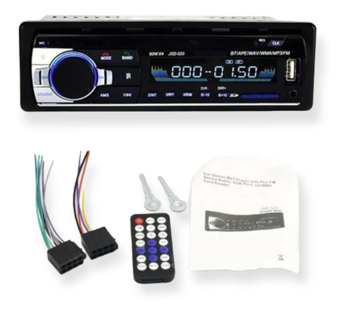 Reproductor Carro Usb Auxiliar Bluetooth Mp3 Radio Tienda 
