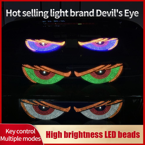 Luces Led Para Parabrisas Trasero Con Luz Led Devil's Eye
