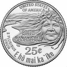 Estados Unidos - 25 Cents - Año 2023 D - Edith Kanaka'ole