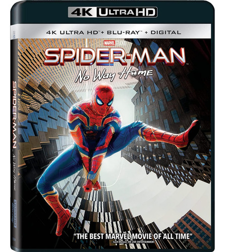 Spider-man No Way Home - Sin Camino A Casa 4k + Blu- Ray