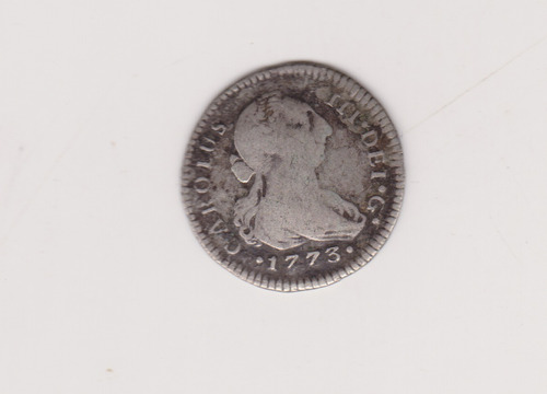 Moneda España 1 Reales Año 1773 Plata Bueno 