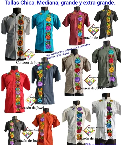 Guayabera verde olivo clearance
