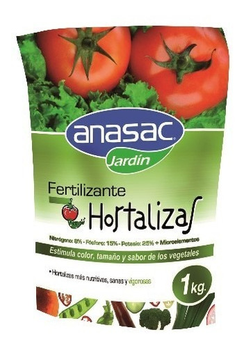 Fertilizante De Hortalizas 1 K Anasac