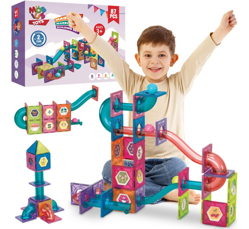 Marble Run Para Niños De 3 A 8 Años - Azulejos