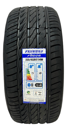 Kit 04 Pneus 225/45r17 Farroad 94w Frd26 Cruze Corola Civic