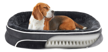 Cama Para Perro Grande Impermeable Transpirable Color Negro