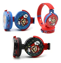 Comprar Headphone Fone De Ouvido Infantil Super Mario Kids Sem Fio Cor Vermelho