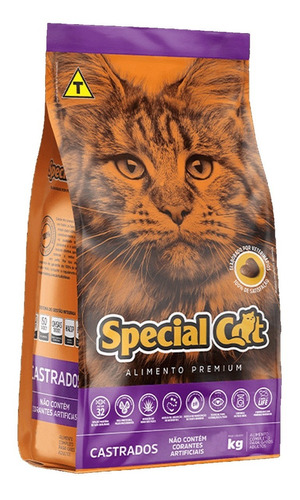 Alimento Gato Castrado Special Cat 3 Kg / Mundo Mascota