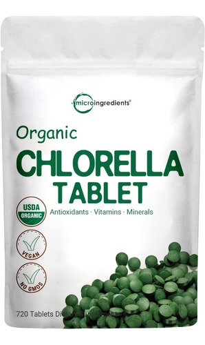 Chlorella Microingredients 720 Tabletas 3000mg X Dosis