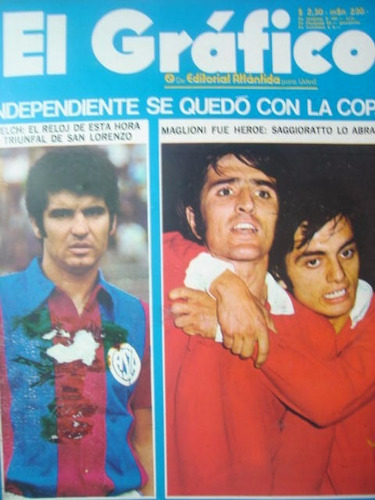 El Grafico 2747 Independiente Campeon America 1972