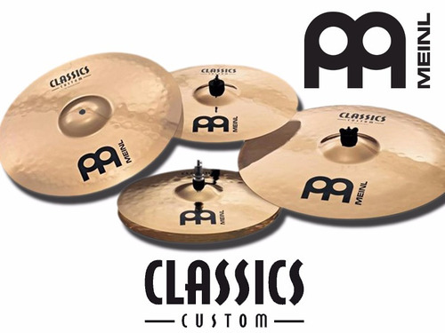 Set De Platillos Meinl Classic Custom + Free Classic Cus 18