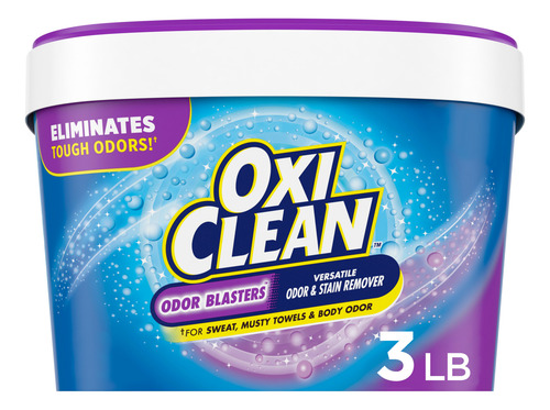 Oxiclean Detergente En Polvo Quitamanchas Y Olores 3libras