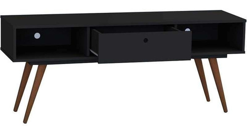 Rack Retrô 55 - Olivar Cor Preto