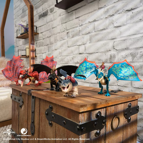 Set De Figuras De La Batalla Final Cómo Entrenar A Tu Dragón