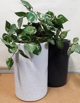 Maceta Grande Moderna De Plastico 40 Cm X 25 Cm