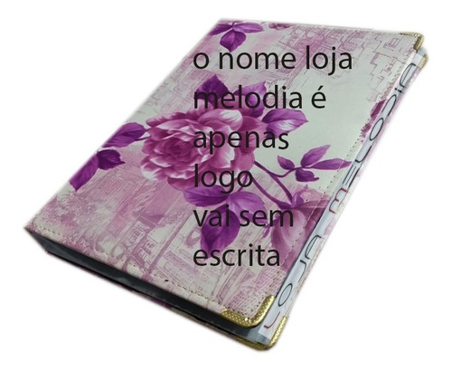 Imagem 1 de 2 de Pasta Para Hinos, Coral N°5, Flor Cor Lilas (grande)