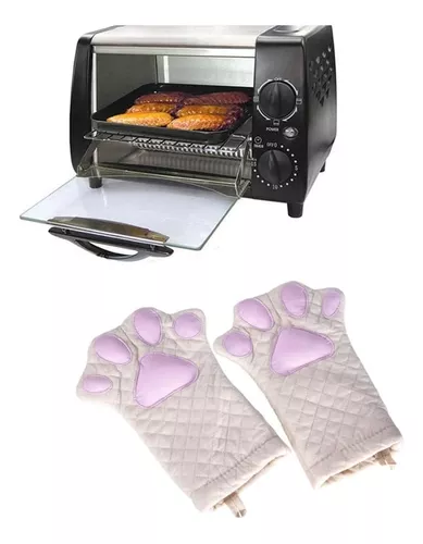HuiDou Divertidos guantes de cocina para horno, accesorios de cocina,  resistentes al calor, guantes kawaii para gatos, regalos para amantes de  los
