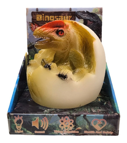 Huevo De Dinosaurio Wabro Con Luz Y Sonido Juguete