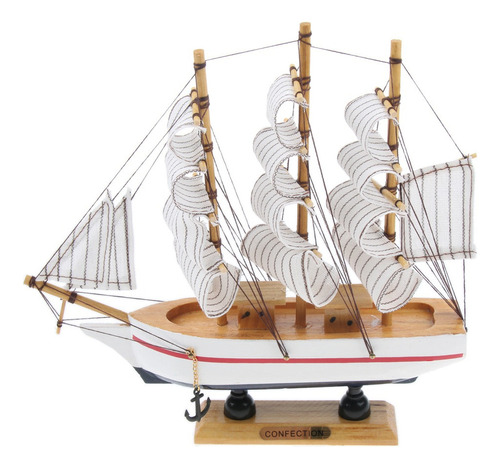 Barco Artesanal Modelo Velero Barco Alto Regalo Náutico