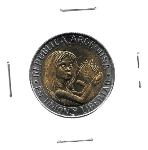  Unicef Moneda Bimetálica 1 Peso Año 1996 - Sin Circular!!!