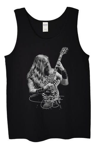 Polera Musculosa Zakk Wilde Photo Signatur Metal Abominatron