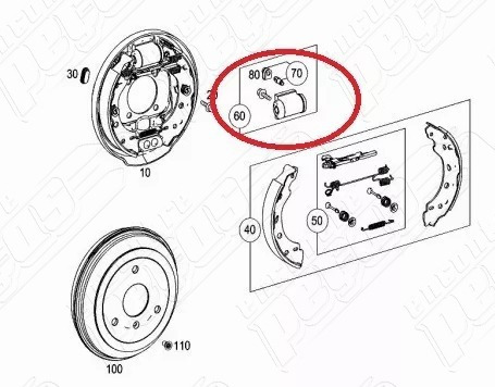 Cilindro Da Roda Smart 451 420 00 18 Original