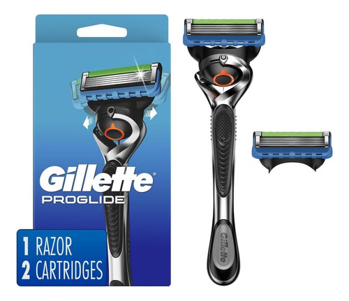 Gillette Proglide: Afeitadora C/ Mango Y 2 Recambios