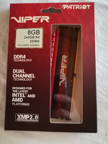 Memoria Ram Ddr4 Viper 2x4gb Kit 3000mhz