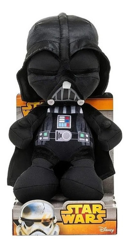 Imagen 1 de 5 de Peluche Darth Vades 25 Cm En Caja Star Wars