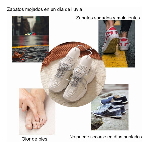 Imagen 3 de 7 de Secador De Zapatos Calentador Deshumidificador Esterilizar