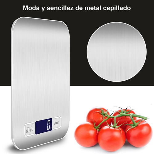 5kg Bascula Digital Para Cocina Acero Inoxidable