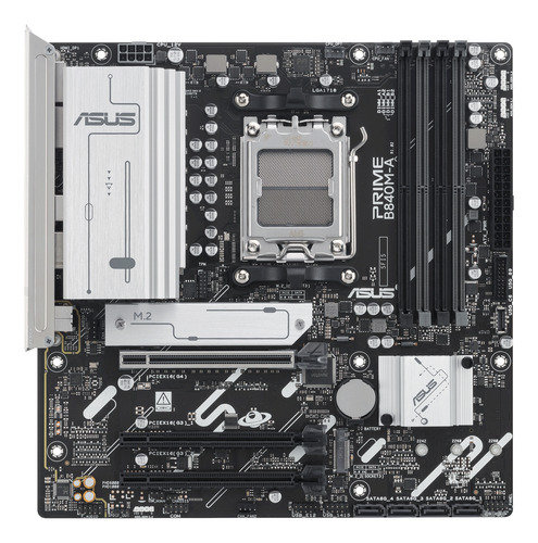 Tarjeta Madre Asus Prime B840m-a Am5 Ddr5 Pcie 4.0 2.5glan
