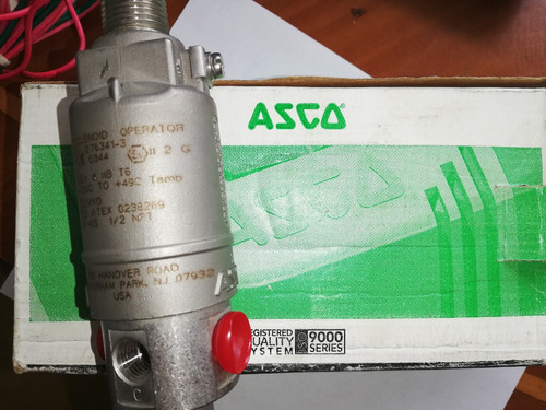 Valvula Solenoide 3 Vias Asco Acero Inoxidable