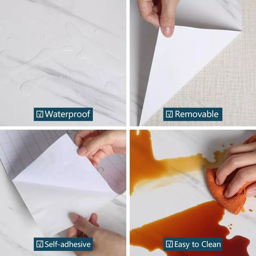 Papel Autoadhesivo Vinil Impermeable Y Resistente Al Calor