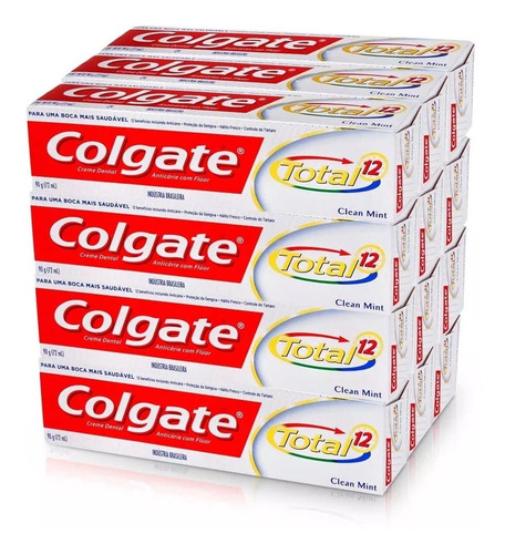 Creme Dental Colgate Total 12 12x90 Gramas