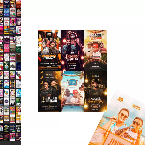 Super Pack Com 1155 Flyers Para Corel (cdr) Artes Folder