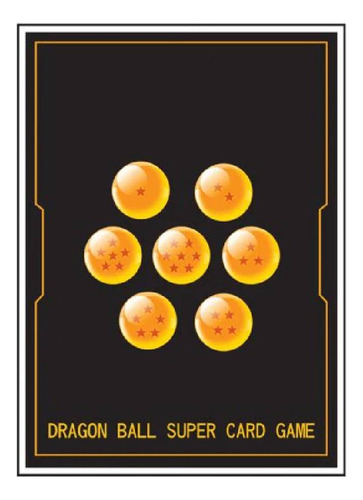 Dragon Ball Super Official Card Sleeves Standard Black
