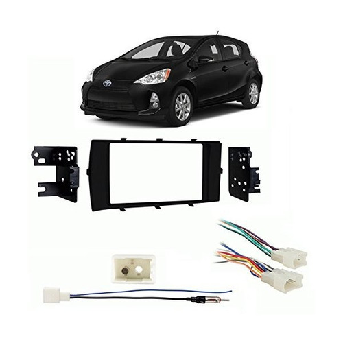 Se Adapta Toyota Prius C 2012-2014 Doble Din Arnés Radio Ins